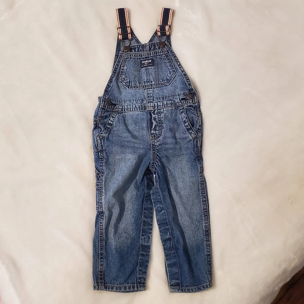 Oshkosh Overalls Medium Wash  Toddler 18-24 months